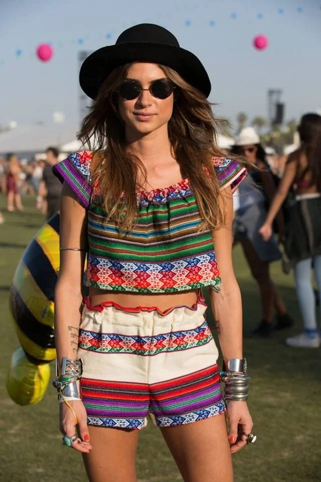 Mochila de Cuero y Aguayo